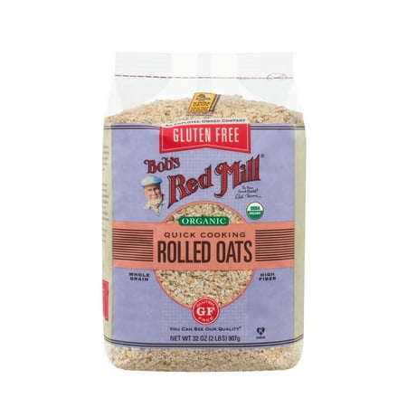 Bobs Red Mill Gluten Free Organic Rolled Oats, 32