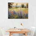 thumbnail image 2 of COMIO  Vintage Landscape Wall Art Wildflower Field Meadow Painting Prints Nature Rustic Country Canvas Pictures Farmhouse Wall Decor Framed, 2 of 4