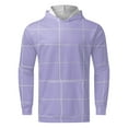 thumbnail image 4 of Vedolay Mens Hoodies Pullover 2023 Print Long Sleeve Comfortable Breathable O-Neck Shirt Tops Purple,M, 4 of 4