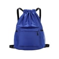 thumbnail image 2 of Drawstring Backpack, Gym Bag with Water Bottle Pocket, Drawstring Sackpack, Waterproof String Backpack for Basketball, Soccer,Swim for Women Men, 2 of 7