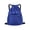 Blue, variant on Drawstring Backpack Sports Bag Drawstring Pouch for Fitness Travel Swimming Beach Gym Outdoor Lightweight Carry Sack