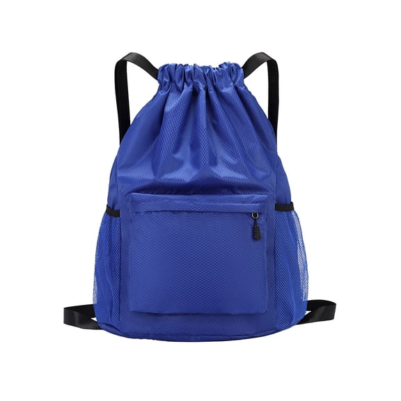 Drawstring Backpack Sports Bag Drawstring Pouch for Fitness Travel Swimming Beach Gym Outdoor Lightweight Carry Sack