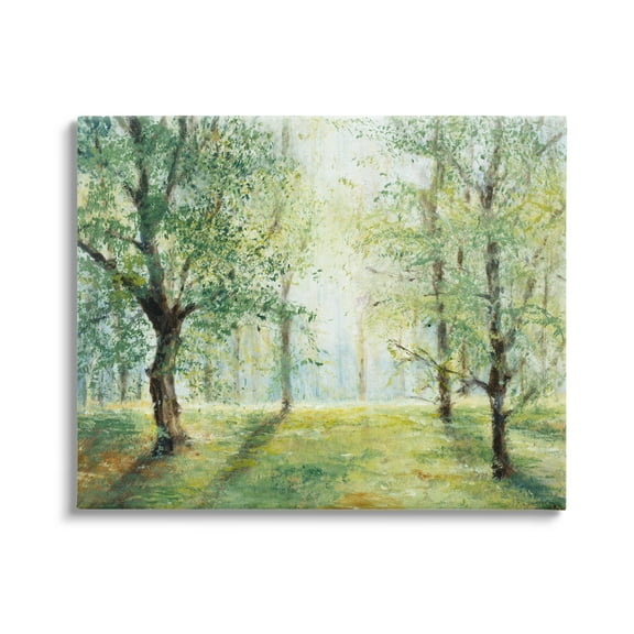 Stupell Industries Grounded Beauty Landscape Nature Painting Gallery Wrapped Canvas Print Wall Art, 20 x 16