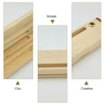 thumbnail image 5 of YUYUETIME Pen Container Box Wooden Stationery Box Beige 1Pcs 6.9x2x1in, 5 of 8