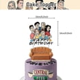 thumbnail image 4 of Friends Theme Birthday Decorations Balloons Cake Topper Banners Set, 4 of 5