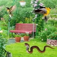 thumbnail image 5 of Outoloxit Super Realistic Rubber Snake for Bird Control - Lifelike TPR Fake Garden Snake to Scare Away Birds, Cobras Rattlesnakes Venomous Snake Replica Outdoor Decor, 5 of 7