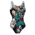 thumbnail image 4 of My Hero Academia Womens Bathing Suits One Piece Swimsuits Cute Bikini Printed Swimwear Cover Up Dress S, 4 of 7