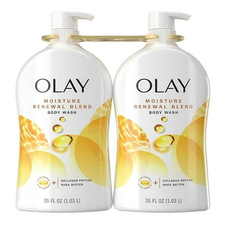 Olay Moisture Renewal Blend Body Wash, 2 pk./35 fl. oz.