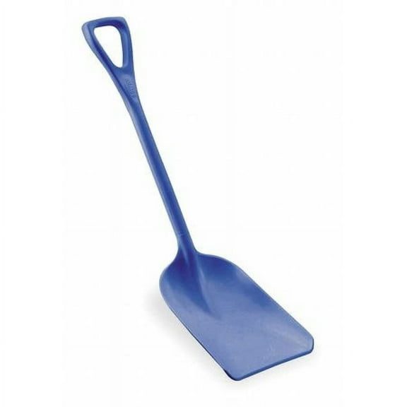 Remco Hygienic Square Point Shovel, Polypropylene Blade, 23 1/2 in L, Blue 69813