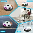 thumbnail image 3 of Ruohey Hover Soccer Ball Toys  LED Hover Ball with Foam Bumper Inflatable Soccer Toys Indoor Battery Operated Air Floating Hovering Disc for Girls and Boys, Soft Foam Bumpers, Ages 3-13, 3 of 7