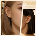 thumbnail image 6 of DESIGNICE Earrings Set,Zircon Earring Sets for Women,Affordable Luxury Fashion Hypoallergenic Earrings Hypoallergenic Earrings for Women,4Pcs, 6 of 7