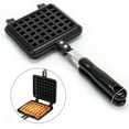 thumbnail image 2 of Waffle Baking Mold, Household Kitchen Gas Non-Stick Traditional Waffle Maker Pan, Stove Top Waffle Maker Baking Mold Pan Deep Fill Non-stick Plate Waffle Bakeware, Waffle Press Plate Baking Tool, 2 of 11