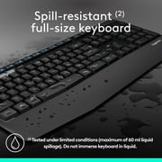 Logitech Wireless Combo MK345 with Full-Size Keyboard and Right-Handed Mouse (920-006481)