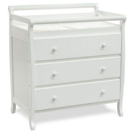 Baby Mod-lily 3-drwr Changr, White