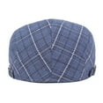 thumbnail image 4 of Happy Date 1 Pack Newsboy Hats for Men Flat Cap Cotton Adjustable Breathable Irish Cabbie Ivy Driving Gatsby Hunting Hat, 4 of 5