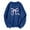 Blue, variant on Wancir Women Bow Graphic Sweatshirts Oversized Pullover Sweatshirts Crewneck Pullover Tops 2025 Fall Fashion Clothes