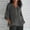 01Gray, variant on Summer Tops for Women Plus Size Cotton Linen Casual Solid Notch V Neck 3/4 Sleeve T Shirt Ladies Summer Tops and Blouses 2023