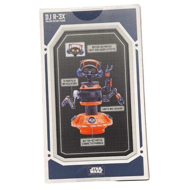 Disney Parks DJ R-3X Talking Action Figure – Star Wars New