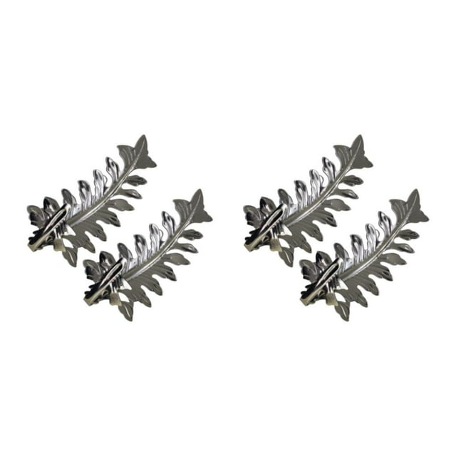 Transemion 2 Pcs Rideaux Élégants Supports Fonctionnels pour Toucher Élégant Rideau en Forme de U Attache Porte-Drap Argent 2 Ensembles