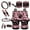 Cherry Blossom, variant on Yuyamidu Camo Hunting Car Seat Covers with Steering Wheel Cover Seat Belt Covers Pink Wood Cup Coasters Car Sun Shade Key Chain Rearview Mirror Cover Handbrake Cover Set 16 PCS Auto Accessories
