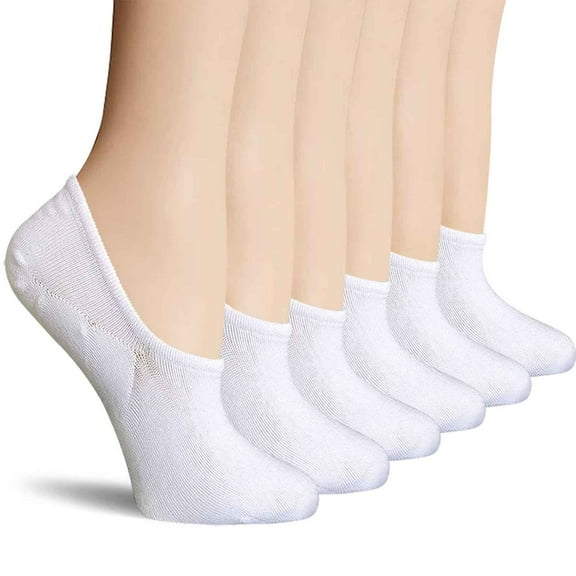 TELOLY 6Pairs No Show Socks,Women's Socks,Low Cut Socks,Slip On Sneakers,Invisible Socks