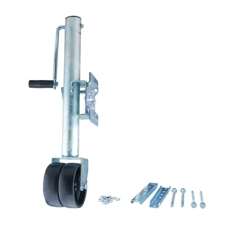 2000 Lb Axles - Max Load 2000 lb Side Wind Trailer Jack with Dual Wheels