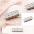 thumbnail image 5 of Pill Organizer 4 Compartment Light Gray Portable for Travel and Purse, 5 of 7