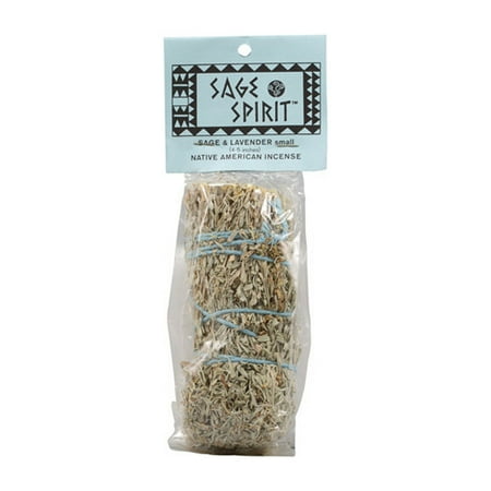 Sage Wand - Sage Spirit Sage And Lavender 4 -5 Inches Small Incense - 1 Ea