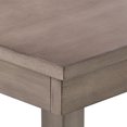 thumbnail image 2 of CorLiving Tuscany Compact Washed Gray Wood and Veneer Square Counter Height Dining Table for 4 - Perfect for Small Kitchens and Apartments, Tall Small Space-Friendly Kitchen and Dining Room Table, 2 of 6