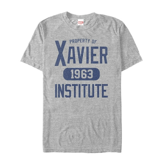 Men's Marvel X-Men Xavier Institute 1963 Graphic Tee Athletic Heather Medium