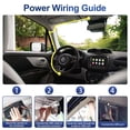 thumbnail image 3 of Fitcamx Front 4K+Rear 1080P Dash Cam Adapts for Jeep Renegade 2015-2024 (Grey), OEM Factory Look, Built-in WiFi & APP, Parking Mode, 128GB Card, 3 of 6