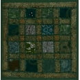 thumbnail image 2 of DK Homewares Ethnic Decorative Sofa Throw Pillowcase 16 x 16 Inch Cotton Patchwork Geometric Boho Square Couch Cushion Cover (Size - 40x40 cm ; Color: Dark Green ) - 1 Pcs (Cover Only), 2 of 3