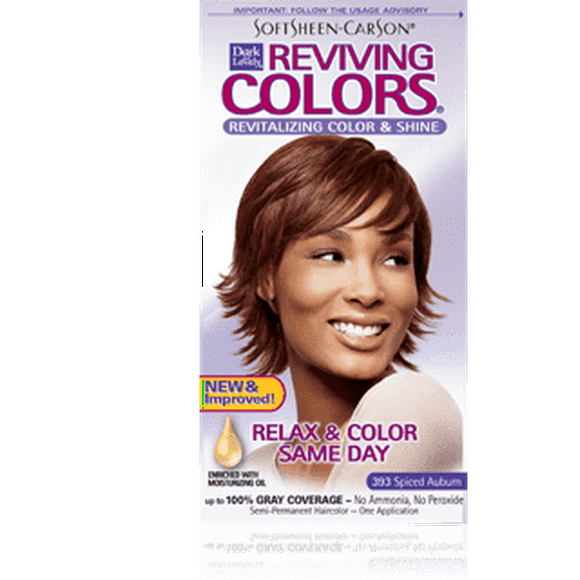Dark & Lovely Hair Color - Reviving Colors - 393 Spiced Auburn