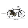 thumbnail image 2 of Miniature Bike Modeling Craft Old-fashioned Bike Figurine Home Desktop Adornment, 2 of 9