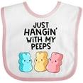 thumbnail image 3 of Inktastic Easter Just Hangin' with My Peeps Boys or Girls Baby Bib, 3 of 4