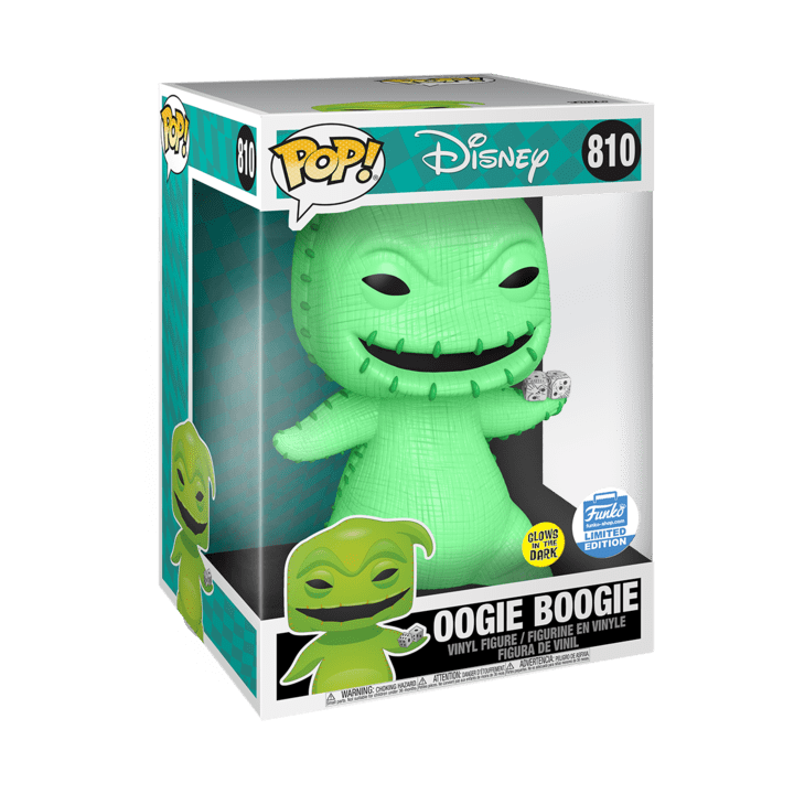 10" Oogie Boogie Glow In The Dark Funko Pop! The Nightmare Before