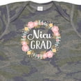 thumbnail image 4 of Inktastic Nicu Graduate Girls Floral Wreath Girls Baby Bodysuit, 4 of 5