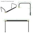 thumbnail image 2 of Cocoweb 16" Tru-Slim Plug-In LED Art Light in Black and Brass, 2 of 5