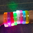 thumbnail image 6 of 6pcs LED Light Up Bracelets for Kids Birthday Party Festival Bangles Replaceable Wristbands Women Accessories, 6 of 8