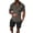 Dark Gray, variant on Vedolay Matching Short Sets Men's Shorts Set Short Sleeve Crewneck Tee Track Shorts with Pockets,Black XL