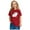 Red, variant on FamilyThread Toddler Girls Boys Rugby Short Sleeve Cotton T-Shirt Fashion Print Summer Tops Crew Neck Casual Daily Shirt For 3-9Y