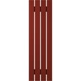 thumbnail image 6 of Ekena Millwork 15 1/2"W x 76"H Americraft Four Board (2 Batten) Exterior Real Wood Spaced Board-n-Batten Shutters (Per Pair), Pepper Red, 6 of 10