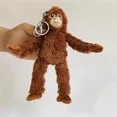 thumbnail image 4 of Lovely Gorilla Orangutans Monkey Cute Animal Pendant Key Ring Soft Stuffed Doll Plush Toy Girl Boy Birthday Christmas Gift 1pc, 4 of 5