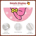 thumbnail image 6 of Lsque Sanrio Print Christmas Tree Skirt with Ties and Velcro,Xmas Holiday Decorations, Adjustable Tree Skirt-48", 6 of 6