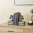 thumbnail image 5 of Danya B. Horses on Books Polyresin Antique Patina Finish Bookend Set of 2, 5 of 10