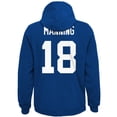 thumbnail image 3 of Youth Mitchell & Ness Peyton Manning Royal Indianapolis Colts Retired Player Name & Number Pullover Hoodie, 3 of 3