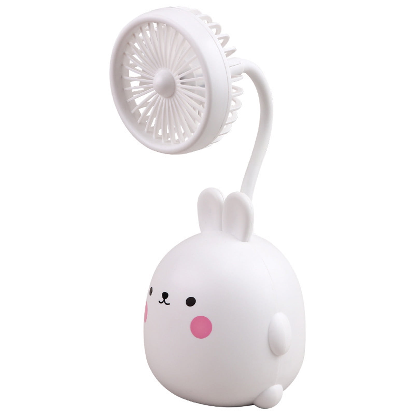 Storage Box Desktop Fan with 360 Degree Adjustable Angle Silicone Hose