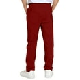thumbnail image 5 of HCNTES Boys Dress Pants School Pants For Boys Adjustable Waist Twill Chino Pant(5-6 Years,P130-), 5 of 5