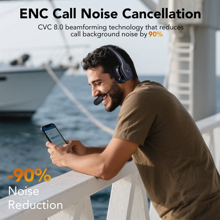 IKT Bluetooth Wireless Headset with Noise Cancelling Mic photo 7