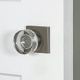 thumbnail image 2 of Viaggio Qadclc_Sd Quadrato Solid Brass Non-Turning One-Sided Dummy Door Knob - Chrome, 2 of 7